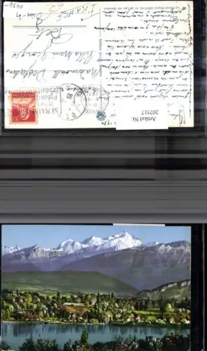 207517,Le Mont-Blanc et le Lac de Geneve Genf