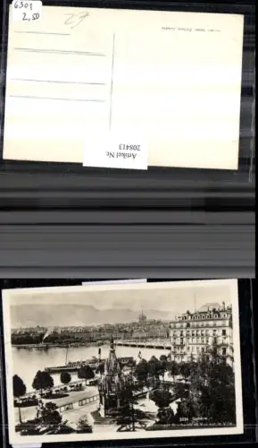 208413,Geneve Genf Teilansicht Monument Brunswick et vue sur la Ville