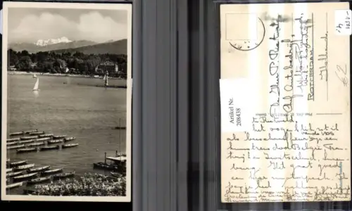 208438,Geneve Genf Le Port de le Mont-Blanc Partie Boote