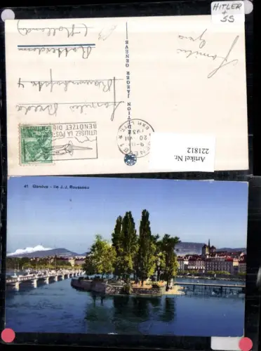 221812,Geneve Genf Ile J. J. Rousseau Insel