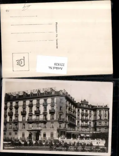 221820,Geneve Genf Grand Hotel Beau-Rivage