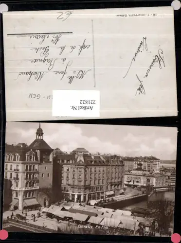 221822,Geneve Genf En l'Ile Markt