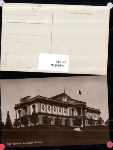 221834,Geneve Genf Le Musee Ariana Museum