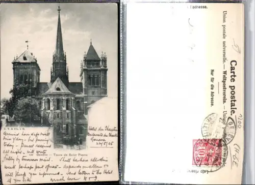 309690,Geneve Genf Tours de Saint Pierre Kirche