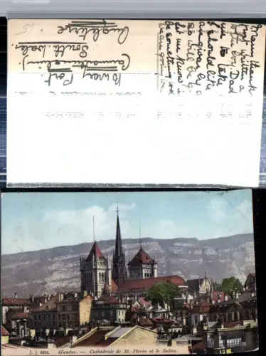 309724,Geneve Genf Cathedrale de St. Pierre et le Saleve Kirche