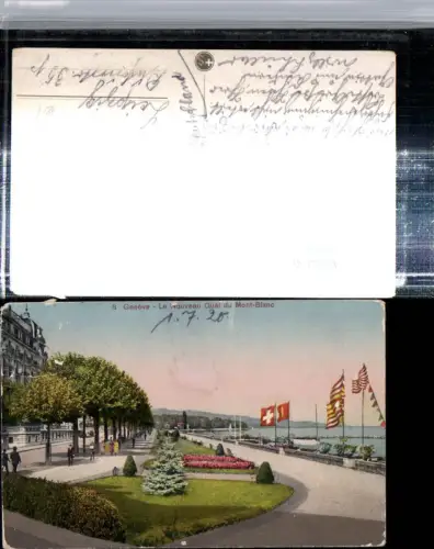 309730,Geneve Genf Le Nouveau Quai du Mont-Blanc Promenade