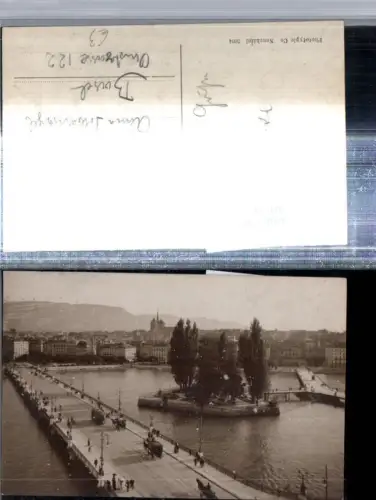 309739,Geneve Genf Teilansicht Pont du Mont Blanc et Ile Rousseau Insel Brücke