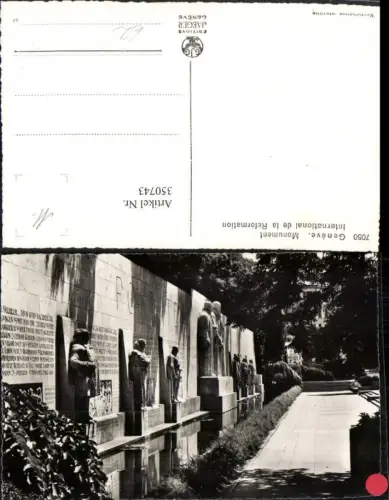 350743,Geneve Genf Monument International de la Reformation