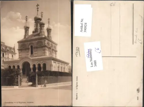 390924,Geneve Genf L'Eglise russe Russische Kirche