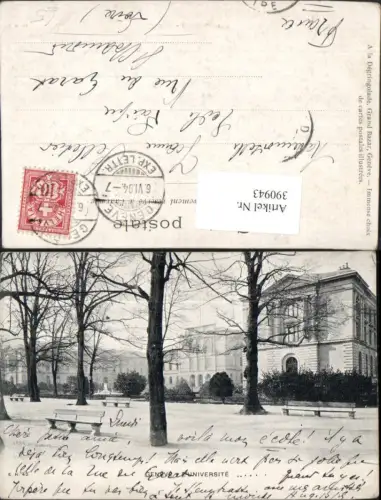 390943,Geneve Genf Universite Universität Gebäude