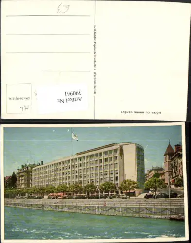 390961,Geneve Genf Hotel du Rhone