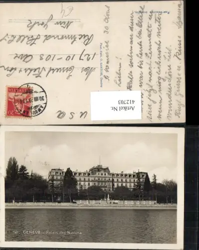 412703,Geneve Genf Palais des Nations Gebäude