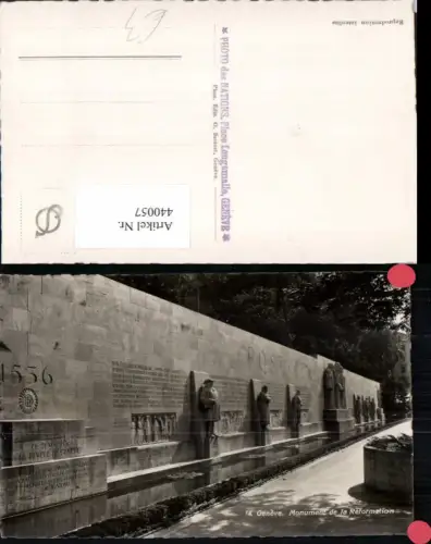 440057,Genf Geneve Monument de la Reformation