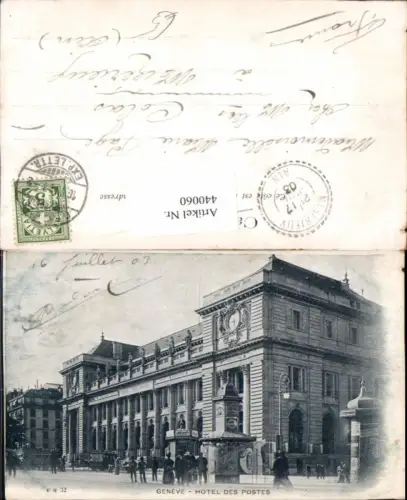 440060,Genf Geneve Hotel des Postes Gebäude