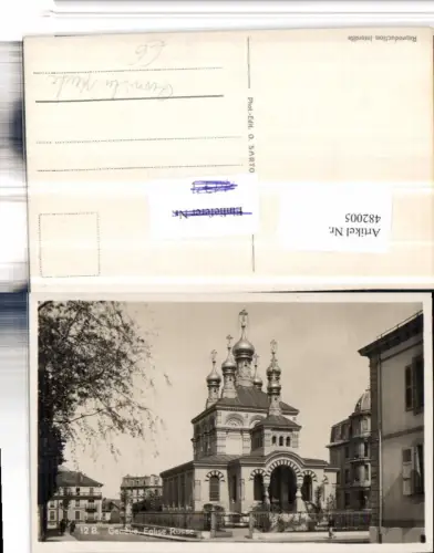 482005,Geneve Genf Eglise Russe Russische Kirche