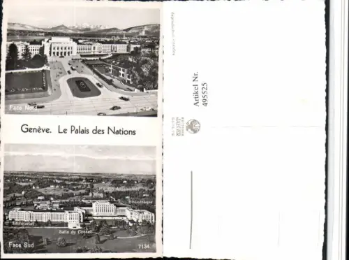 495525,Geneve Genf Palais des Nations Mehrbildkarte