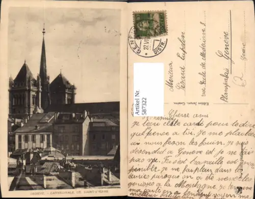 587322,Geneve Genf Cathedrale de Saint-Pierre Switzerland