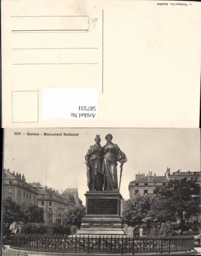 587331,Geneve Genf Monument National Statue Switzerland
