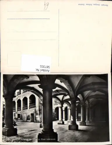587355,Geneve Genf L Hotel de Ville La Cour interieure Switzerland