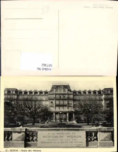 587362,Geneve Genf Palais de Nations Switzerland
