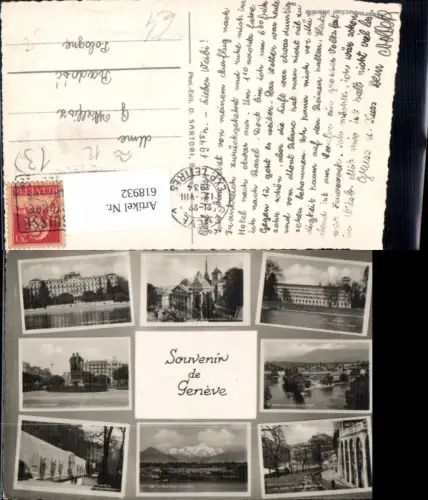618932,Mehrbild Ak Geneve Genf Palais des Nations Cathedrale