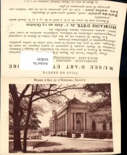 619039,Geneve Genf Musee d Art et d Historie