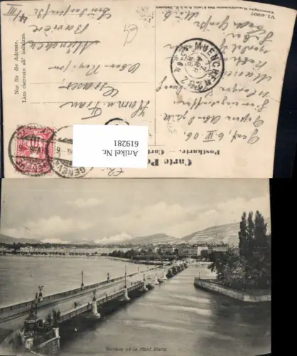 619281,Geneve Genf et le Mont Blanc Brücke