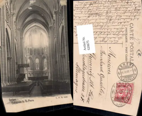 620675,Geneve Genf Cathedrale de St Pierre Innenansicht