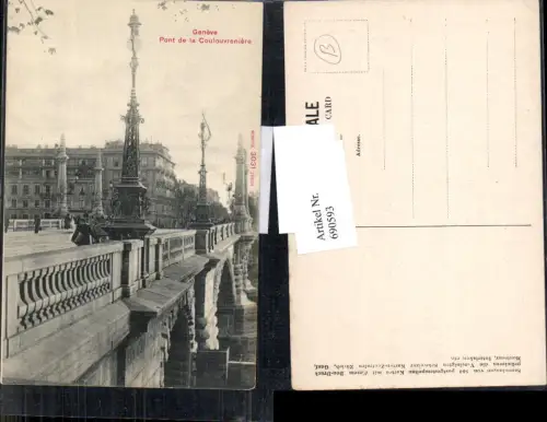 690593 Geneve Genf Brücke de la Coulouvreniere
