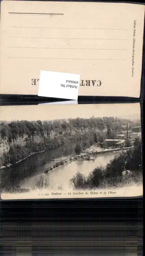 690664 Geneve Genf La Janction Rhone Arve