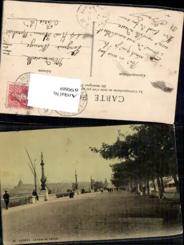 690669 Geneve Genf Le Quai kai Leman