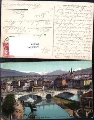 696053 Genf Geneve St. Jean Brücke