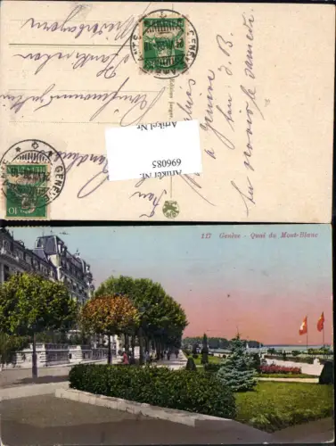 696085 Genf Geneve Quai Mont Blanc gel Pfarrkirchen Bayern