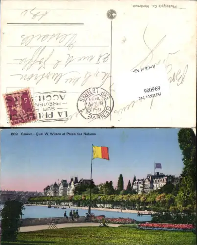 696086 Genf Geneve Quai W. Wilson Palais des Nations