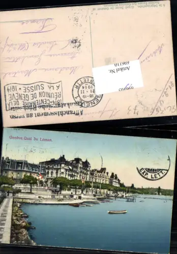 696110 Genf Geneve Quai du Leman Hotel