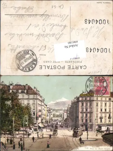 696180 Genf Geneve Hotel Suisse Tram Tramway