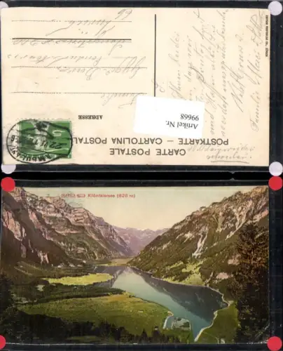 99668,Klöntalersee Ambulant Kt Glarus