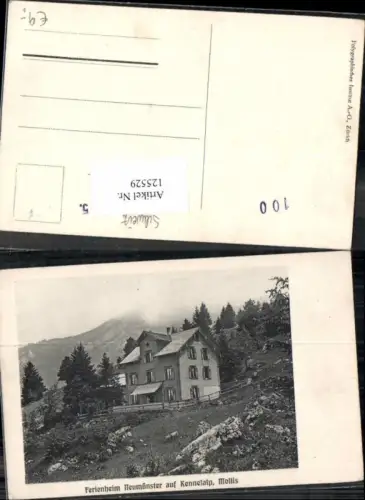 125529,Ferienheim Neumünster auf Kennealp Mollis Kt Glarus