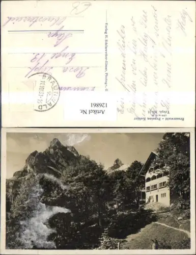 126861,Braunwald Pension Kohler Ansicht 1931 Kt. Glarus