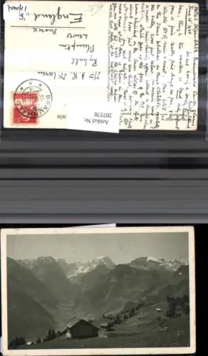 207570,Braunwald Tödikette vom Rulschen aus gesehen Hütte Kt Glarus