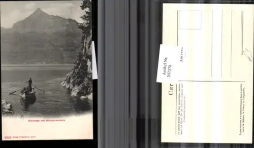 207578,Walensee See m. Mürtschenstock Boot Ruderboot Kt Glarus