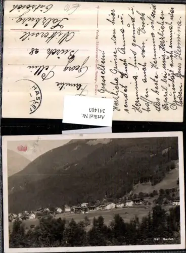 241403,Haslen Teilansicht Kt. Glarus