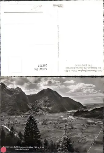 241732,Aussicht v. Cafe Kerenzer-Berghus b. Filzbach Kt Glarus