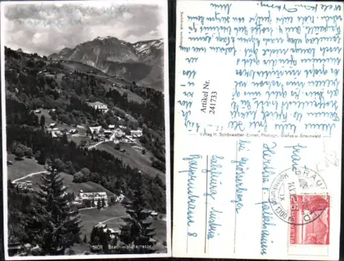 241733,Braunwald Braunwaldterrasse Kt Glarus