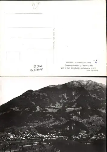 350713,Aussicht v. Cafe Kerenzer-Berghus b. Filzbach Blick auf Weesen Totale Kt Glarus