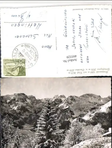 495529,Braunwald m. Tödi Bergkulisse Kt Glarus