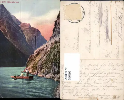 586895,Klöntalersee Ruderboot Boot Seerüti Glarus Switzerland