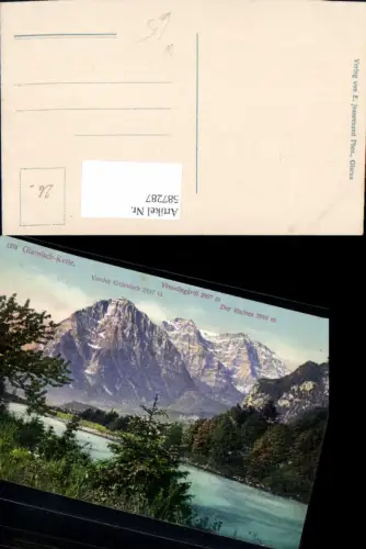587287,Glärnisch-Kette Gipfelkarte Glarus Switzerland