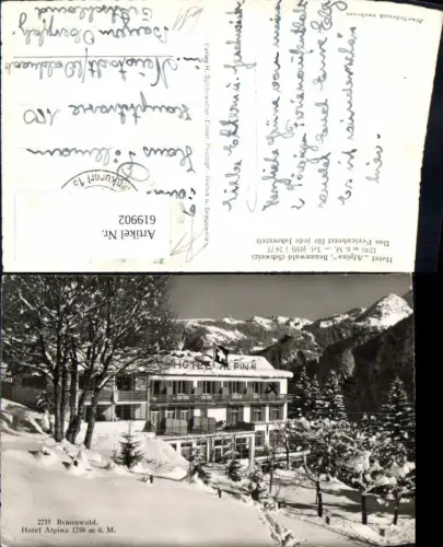 619902,Braunwald Hotel Alpina Winteransicht