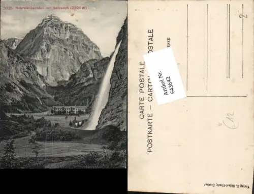 643642,Glarus Schreienbachfall Wasserfall Schreyenbachfall